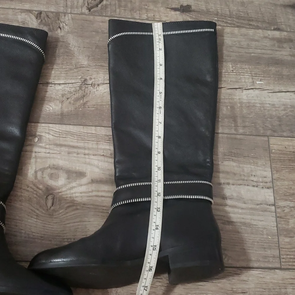 Michael Kors zipper detailed riding boots
